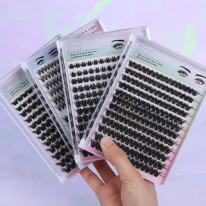 Professional Custom Mink Cluster Eyelash DIY Lash Extension Kit Pre Cut Segment Lash Clusters