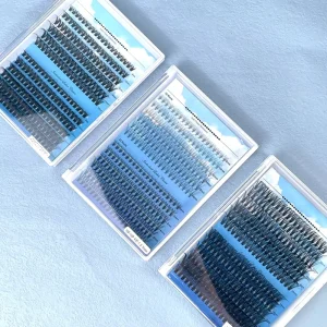 Professional Custom Pre Cut Segmented Synthetic Handmade Eyelashes DIY Cluster Lashes D for CC BC