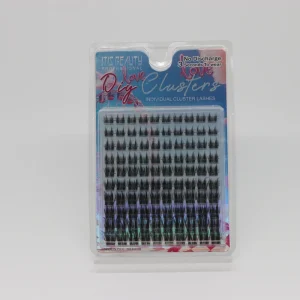 Professional DIY Cluster Lashes Individual Eyelash Extensions Fluffy Volume Lashes Bulk Custom Logo OEM