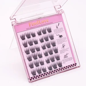Professional DIY Eyelash Extension Segment Cluster Lashes Handmade Pre Cut Individual Lash Clusters