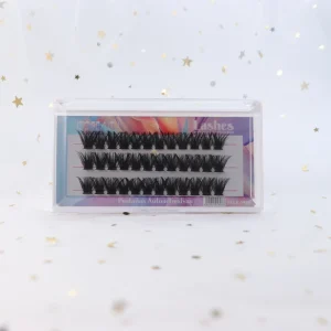 Professional DIY Segment Pre Cut Synthetic Hair Eyelash Extensions Individual Lash Clusters for Eyelashes