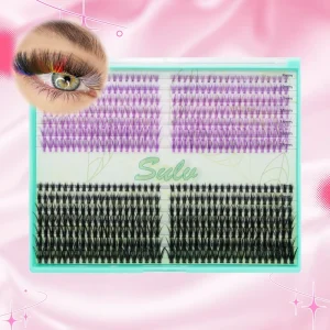 Professional Diy Lash Clusters Individual False Eyelashes Colorful Thick Style Cluster Lashes
