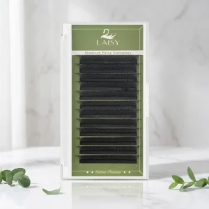 Professional Faux Mink Lash Extensions Invisible Clear Band Durable Cruelty-Free Glossy Eyelash Supplies for Salon Use