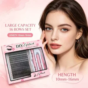 Professional Handmade Synthetic Hair Eyelash Extension Kit Individual Lash Clusters for DIY Cluster Lashes Fan