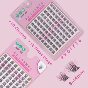 Professional Lash Factory Pre cut Segmented Cluster DIY Lash Segment Lash Set