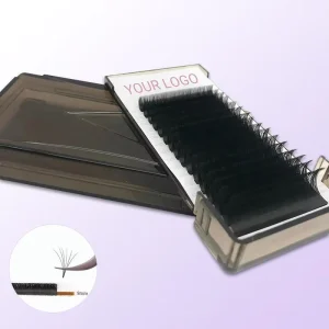 Professional Mink Lash Trays Vendors Velvet Matte Individual Cashmere Mink Eyelash Extensions 0.15mm Thickness BC Curl