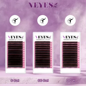 Professional Premium Individual Eyelash Extensions 5-20mm Matte Soft Natural Kera PBT DD False Individual Lashes