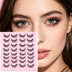 Professional Segmented Reusable Press on Daily Wear Manga Lashes