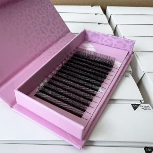 Professional Use Only 16 Rows Neat Root Volume Lashes Soft & Lightweight Silk Lashes for Certified Lash Pros