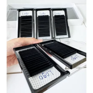 Professional Use Only Densely Packed Lash Tray Precision Curl Silk Volume Lashes for Certified Lash Artists and Salons