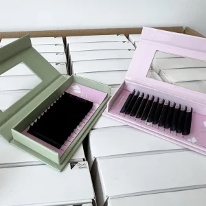 Professional Use Only No Gap Professional Lashes Heat bonded Individual Lash Extensions for Studios