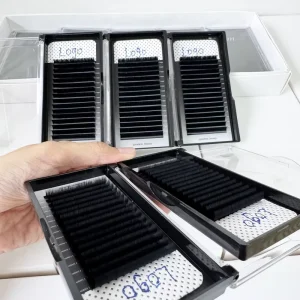 Professional Use Professional Volume Lashes Matte Black Silk Lashes for Professional Lash Supply Chains