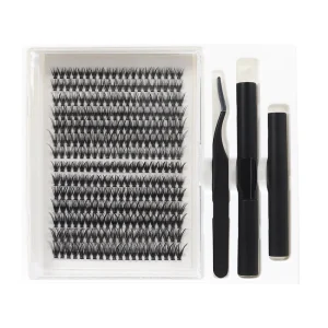 Promade 10 100D Mix Cluster Lash Extension Fan Kit XL Trays Individual Cluster Eyelash Extension