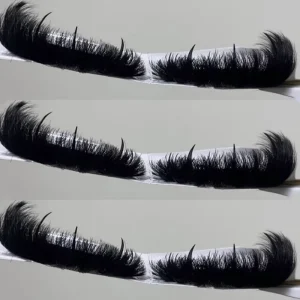 Pure Handmade Strip Lashes Look Like Eyelash Extension 25mm Spike Eyelashes Lash Strips Vendor