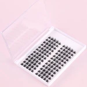 Qiaoti Beauty Eyelash Supply Eyelash Set Cluster Eyelashes Cluster Lashes Natural Pre Cut Segment Lash Extensions Diy Lashes