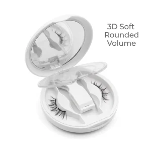 Quantum Magnetic Vegan Eye Lashes Kit Full Strip Eyelashes Applicator Super Fine Magnet Lashes for Enhanced Eye Makeup