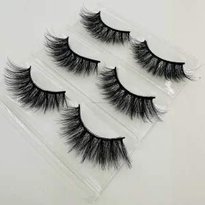 Radiant Handmade Factory Direct Supply Full Strip 3D Natural Synthetic Hair False Eyelashes Butterfly Black Band Pairs