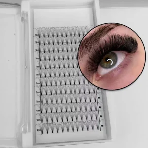 Ready Stock Premium 3D 4D 5D 6D 7D 8D 9D 10D Dark Black Soft Volume Eyelash Extensions Premade 0.05 Fan Lashes Natural Style