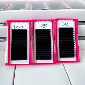 Ready to Ship 16 Rows Mega Volume Lashes Heat-bonded Professional Lashes for Urgent Salon Orders and Lash Artists