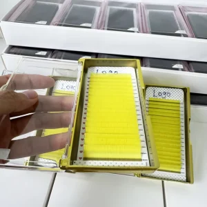 Ready to Ship High Density Individual Lash Extensions Deep Black Professional Lashes for Professional Studios