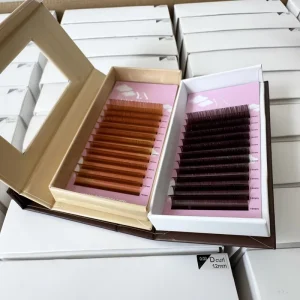 Ready to Ship High Density Mega Volume Lashes Precision Curl Lash Tray for Urgent Beauty Studio Lash Service Order