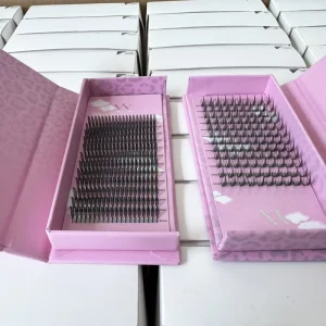 Ready to Ship Neat Root Mega Volume Lashes Matte Black Silk Lashes for Urgent Professional Lash Extension Orders