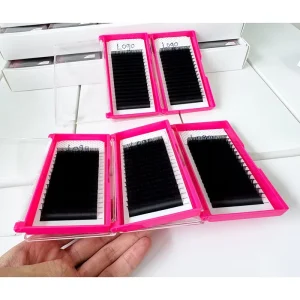 Ready to Ship Neat Root Mink Lashes Soft & Lightweight Volume Lash Tray for Professional Makeup Artists and Salons