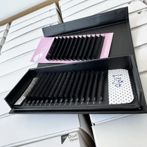 Ready to Ship Uniform Arrangement Mega Volume Lashes Matte Black Silk Lashes for Urgent Professional Salon Orders Pro