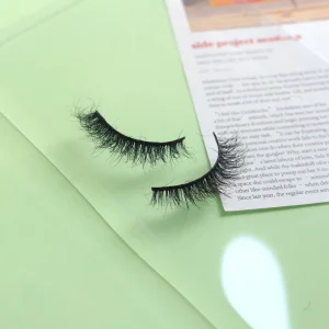 Real Mink Eyelash Natural Style Strip False Lashes 100% Real Individual 3d Mink 12mm Eyelashes