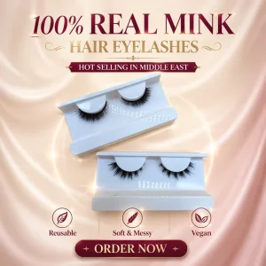 Real Mink Eyelashes Handmade Messy Soft Comfortable 3D Mink Lashes Reusable Zero Cruelty Custom Logo Packaging Strip Eyelashes