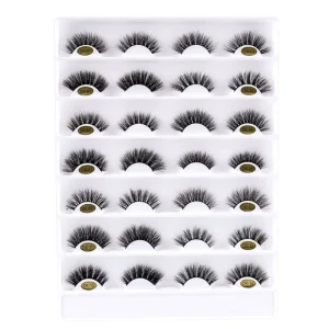 Real Mink Fur Eyelashes 10 20mm Fluffy and Thick False Eyelashes Variety of Options
