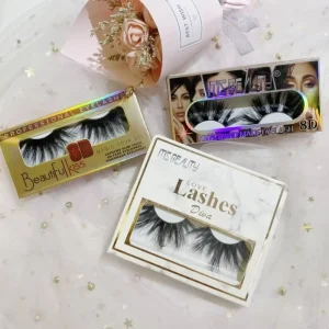 Real Mink Lash Private Label for 6d Handmade Reusable 0.07mm Thickness Cotton Band Lashes Natural Luxury Customized