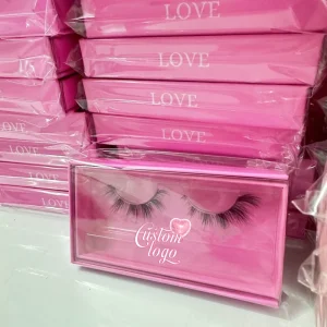 Real Mink Lashes 3d Siberian Mink Eyelashes Customized Box 12-15mm 3d Mink Eyelashes