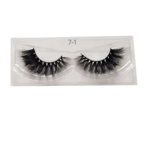 Real Mink Lashes Full Strip Eyelashes Custom logo Free Box False Eyelashes