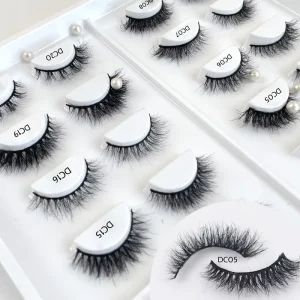 Real Mink Lashes Natural Short 3d Dramatic Eyelashes Custom logo 12mm Popular Mink Lashes