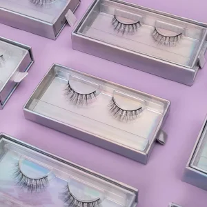 Real Mink Strip Eyelash 3D Natural Eye Makeup Factory Vendor False Eye Lash with Case