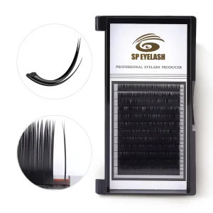 Real Soft Shinny Mink Gloss Matte Ellipse False Lash Extension Individual Flat Eyelash Extension