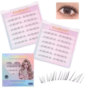 Reusable 6-Row No-Glue Lower Eyelashes, Long-Lasting, Sleep-Proof