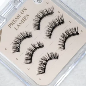 Reusable 9D Thick Faux Mink Eyelash Strips Cruelty Free Lightweight Half Lash False Eyelashes Ultrafine Cotton Band 3 7 Days