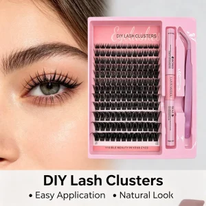 Reusable Cluster Lashes for Deep Set Eye Lashes