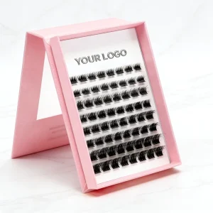 Reusable Cruelty Free Synthetic Hair Self Adhesive Lash Cluster Kit Pre Glued Press On Lash Tool DIY Lash Extension