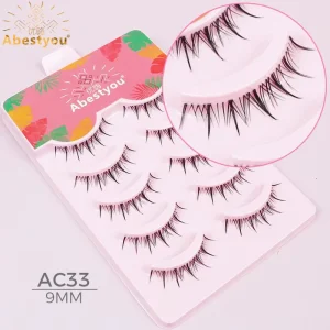 Reusable Easy Clean Fox 3D for Cat Eye Appearance Invisible Clear Band Strip Lashes Custom Cruelty Free Dramatic