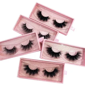 Reusable Eyelash Vendor with Customized Lash Boxes Faux Mink Eyelashes Mink Lashes