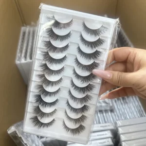 Reusable Foxy 3D Artificial Eyelashes Fluffy Cat Eye Natural Strip Lashes Dramatic Sexy False Eyelashes
