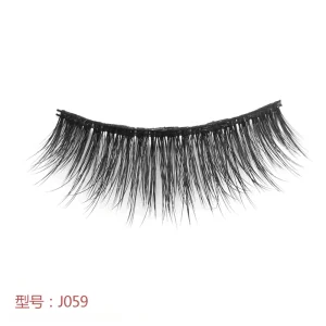 Reusable Full Strip Nature Anchor Lashes Private Label Handmade 3D CC Curl Lightweight Strong Magnetic Two Layers Silk Eyelashes