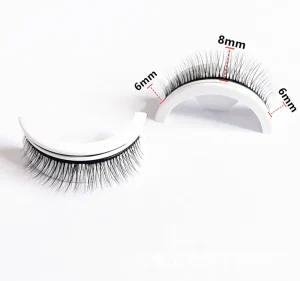 Reusable Glue Free Self Adhesive Full Strip Eyelashes Cute Packaging Natural and Cute