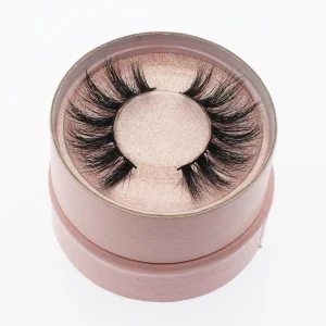 Reusable Handmade 3D Mink Magnetic Eyelashes with 2 Magnets Applicator Travel Size No Glue Needed Soft Plastic Natural Look