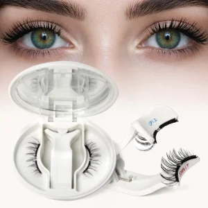 Reusable Light Weight Power Grip Soft Magnetic Eye Lashes Kit 3D Natural Soft False Eyelashes Glue Eyeliner