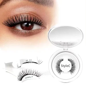Reusable Magnetic Lashes Glueless Easy Apply Remove Light Weight Water Resistant Natural Synthetic Hair Curl C D 2 Eyelashes