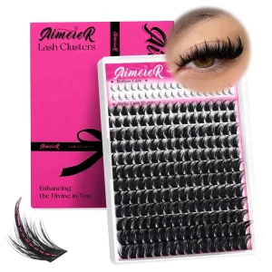 Reusable Manga Lash Clusters With Spikes Wispy Cluster 100D Natural Look Fluffy DIY Lash Clusters
